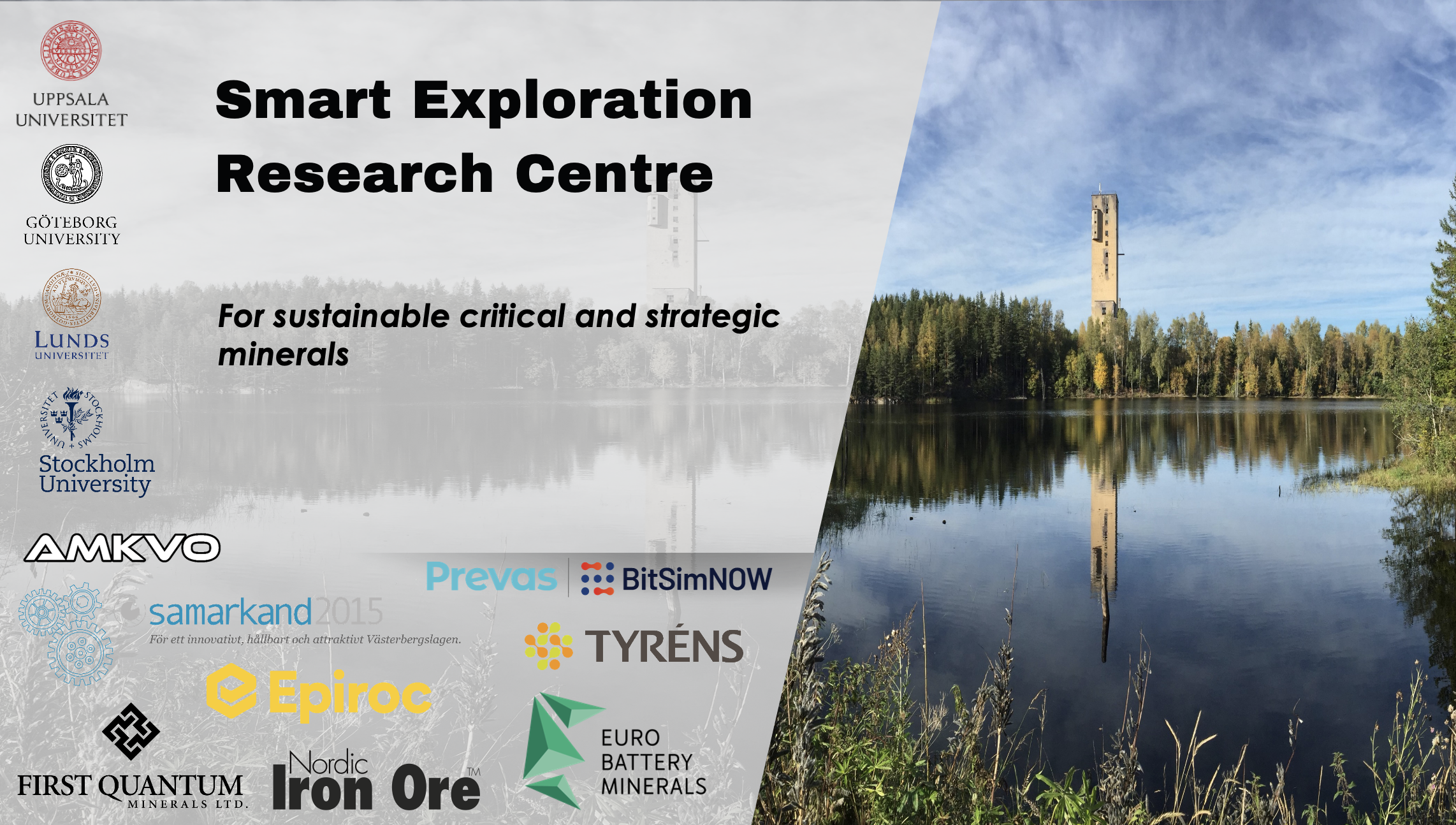Nordic Iron Ore deltar i centrumet “Smart Exploration Research” som leds av Uppsala universitet