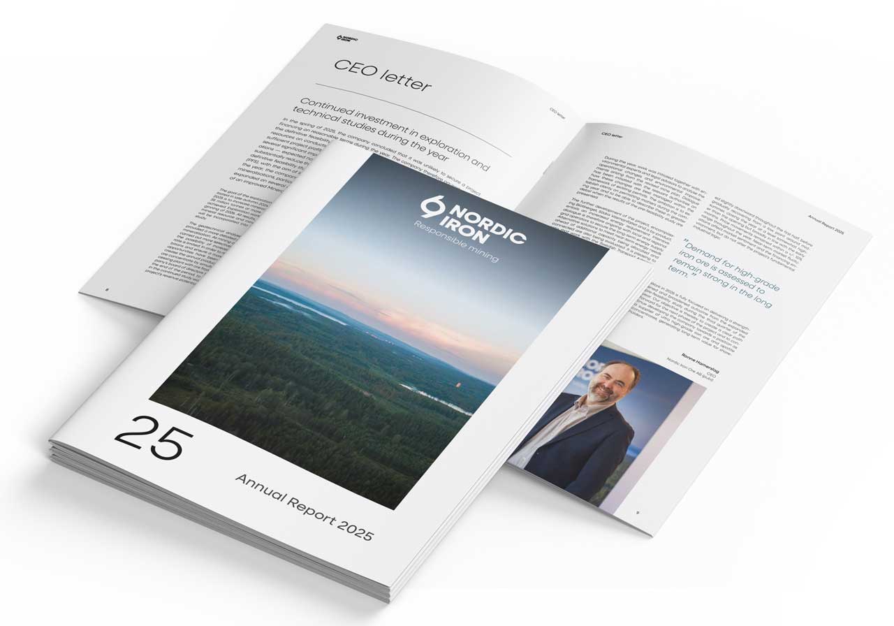 Nordic Iron publishes its 2025 Annual Report